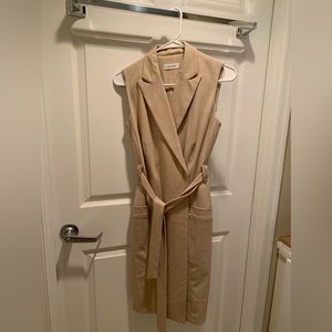 Calvin Klein khaki color business dress